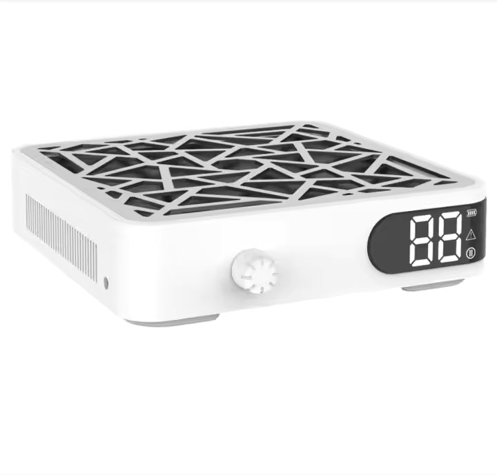 Aspirateur électrique rechargeable blanc