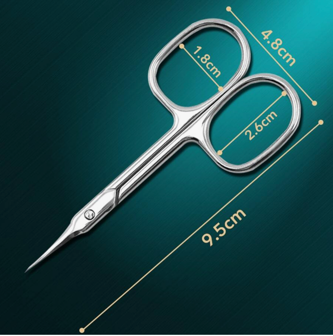 Ciseaux à cuticules ambidextres