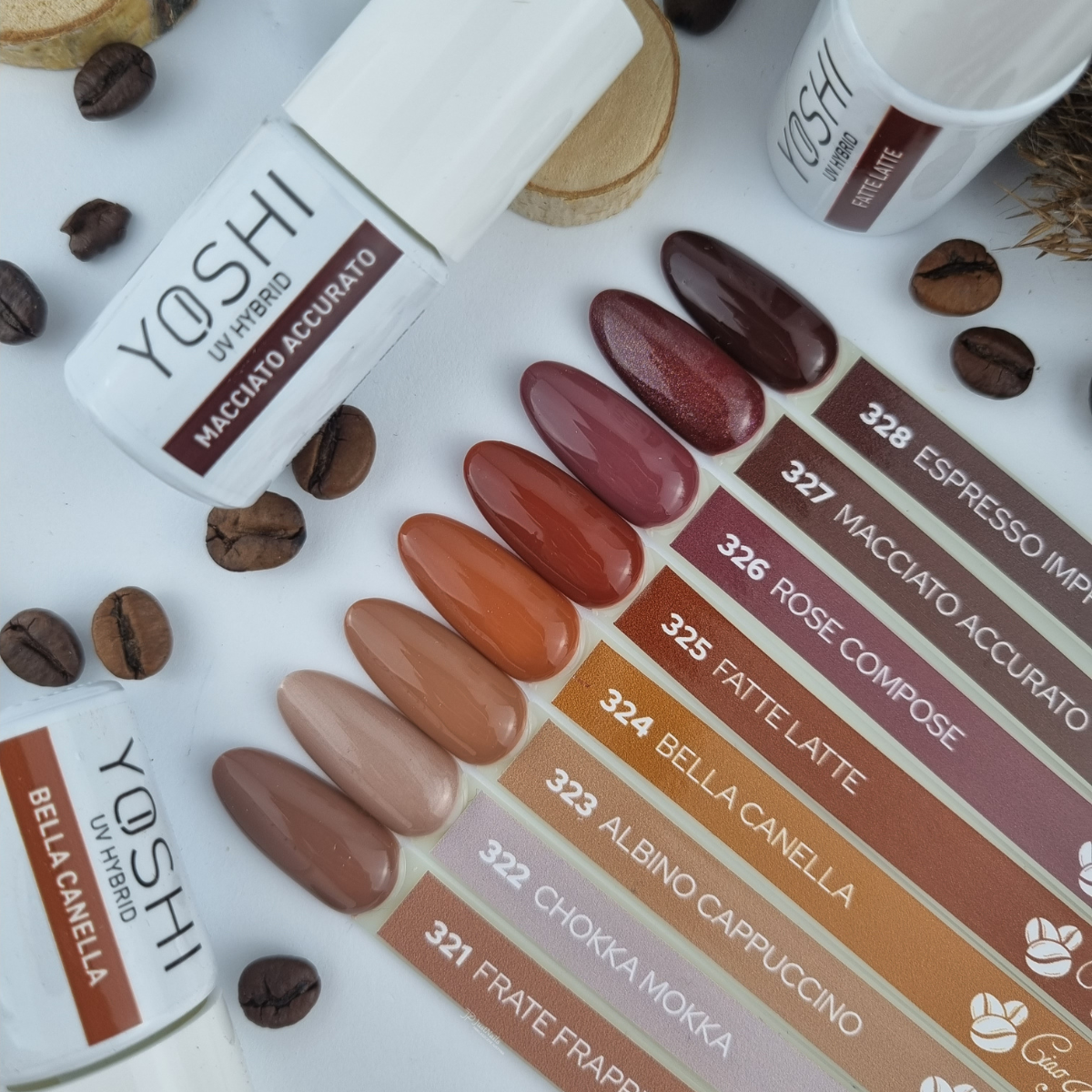 Gel Polish Albino Cappuccino - 323, 6 ml