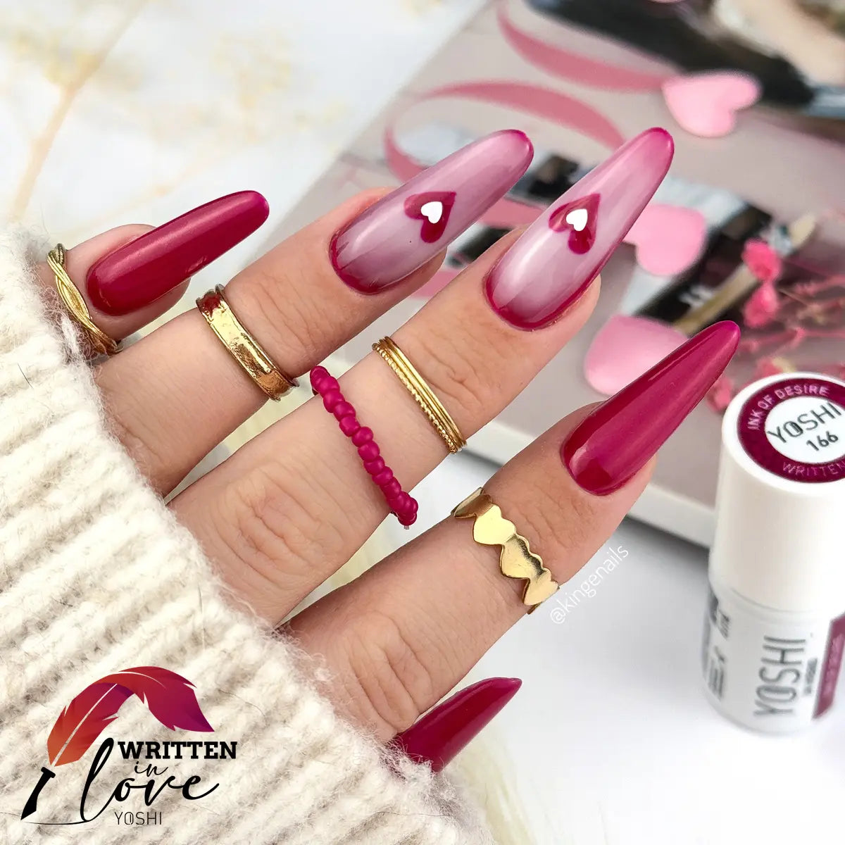 Gel Polish Ink Of Desire - 166, 6 ml