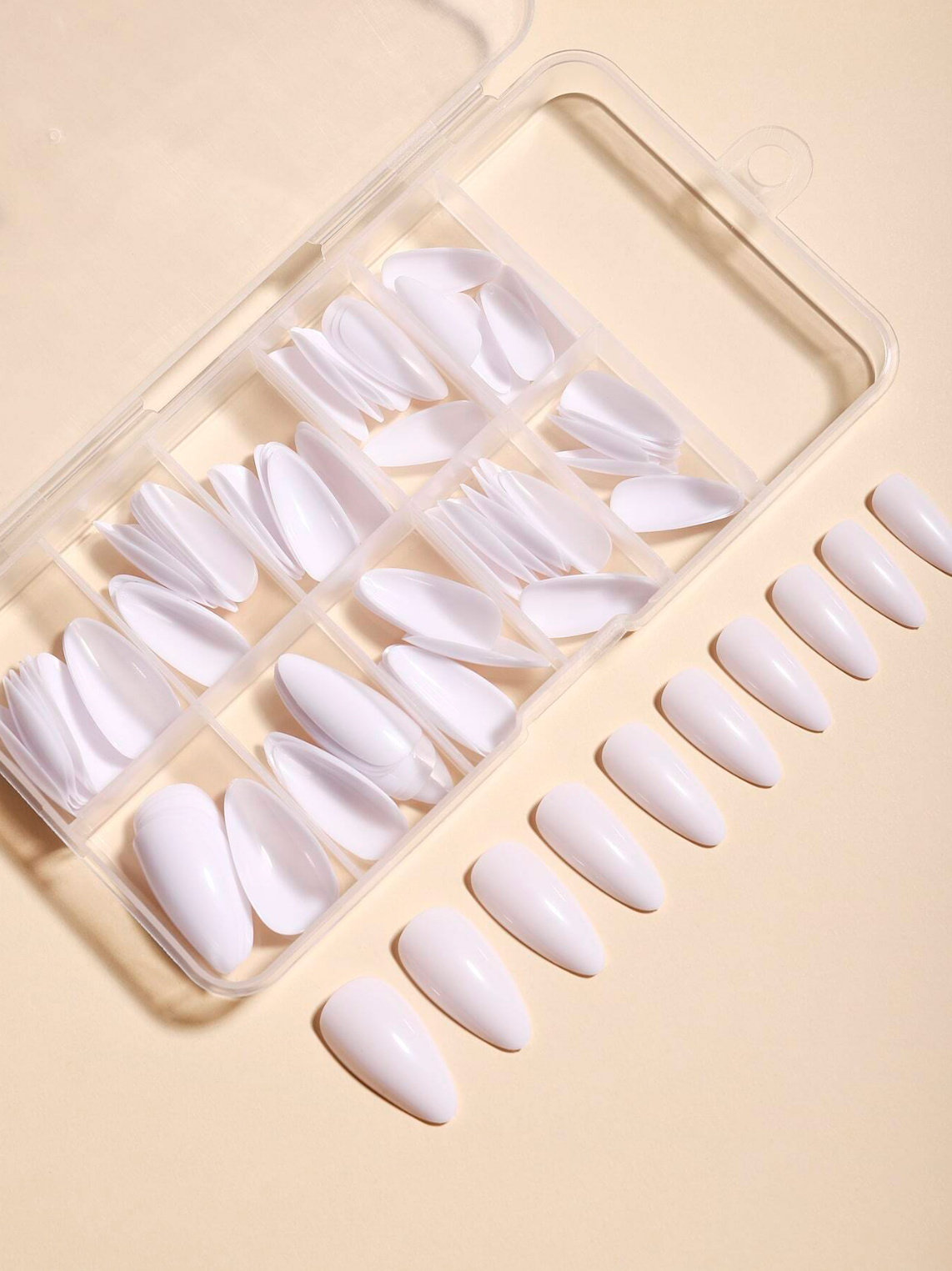 Boîte de capsules blanches – Amande 100 pièces