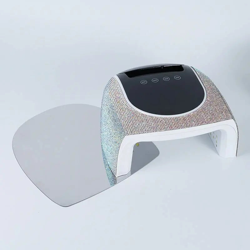 Lampe UV/LED rechargeable sans fil – blanche avec strass (Copie)