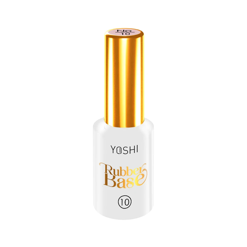 Rubber Base No 10 glitter peach - 10 ml