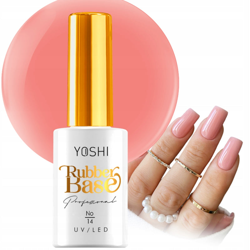 Rubber Base No 14 rose pêche - 10 ml