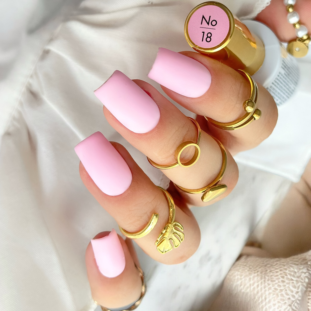 Rubber Base No 18 rose pastel - 10 ml