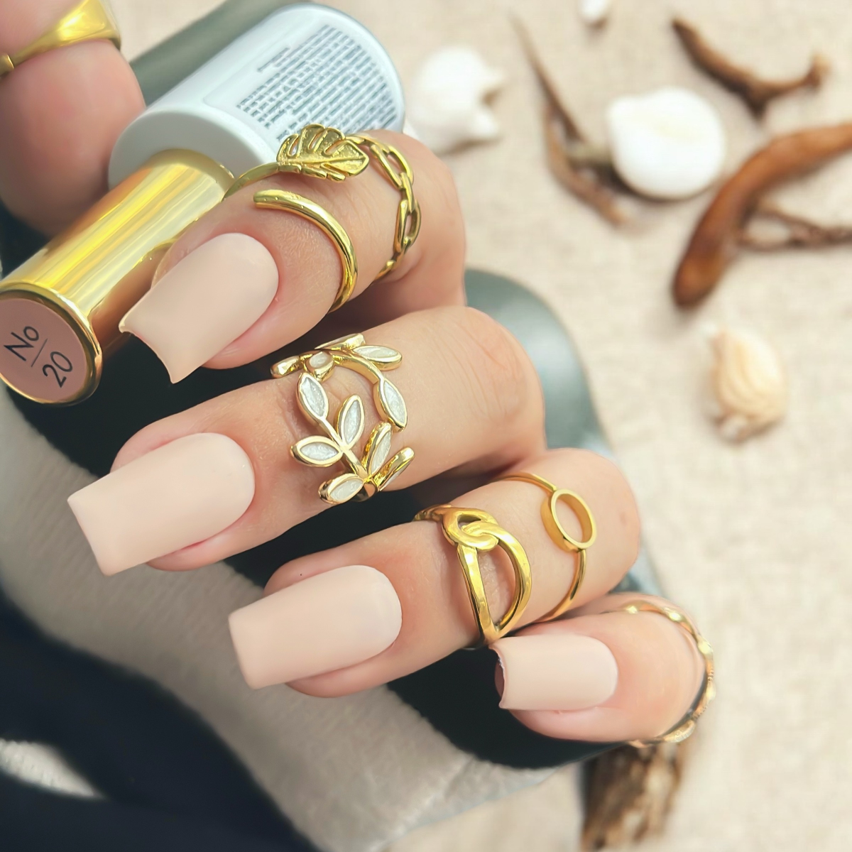 Rubber Base No 20 beige clair - 10 ml