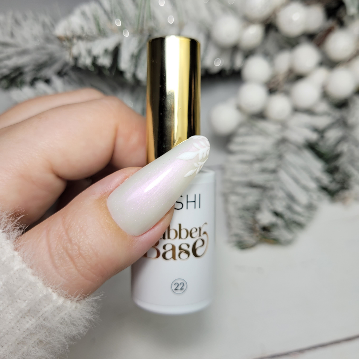 Rubber Base No 22 blanc nacré - 10 ml