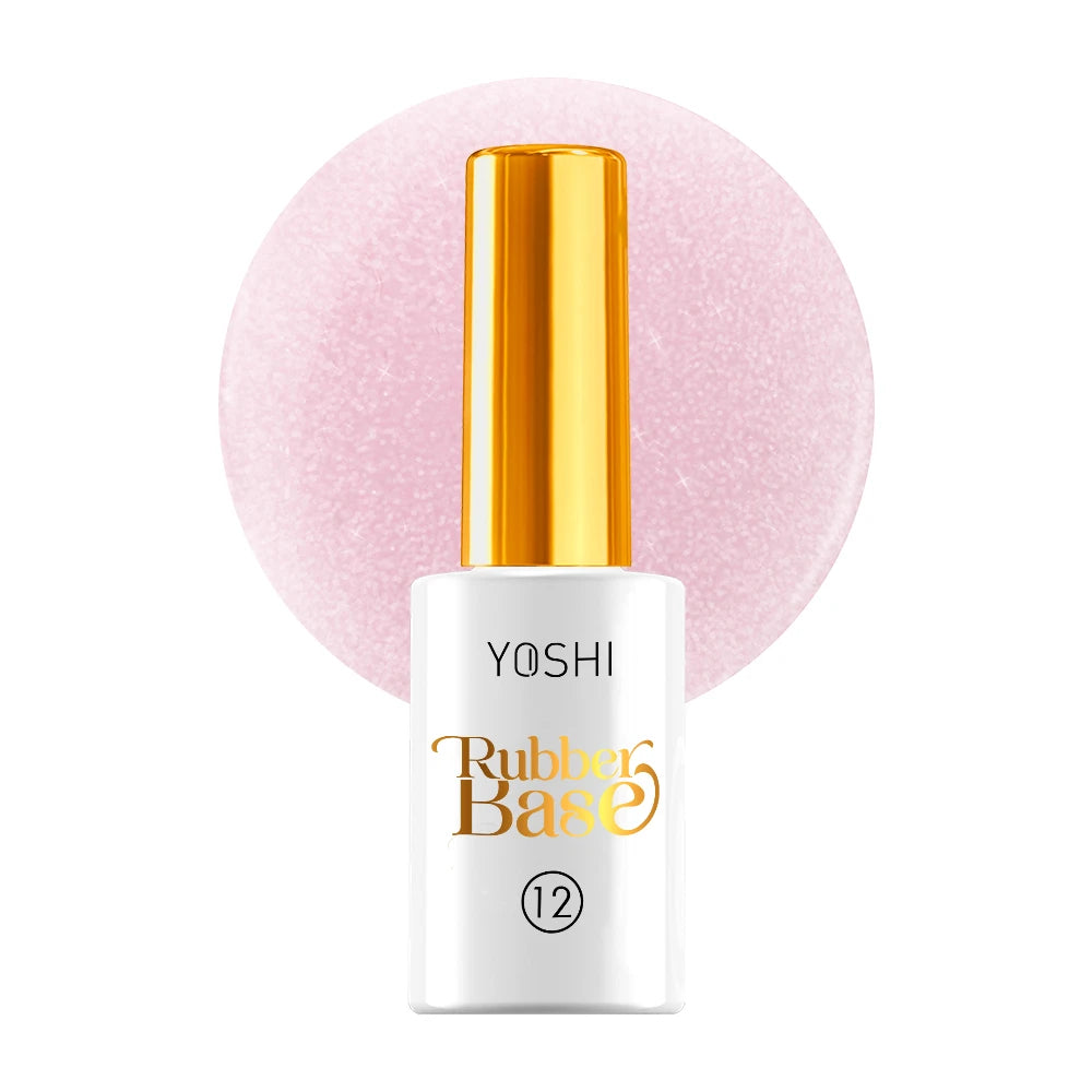 Rubber Base No 12 glitter nude- 10 ml