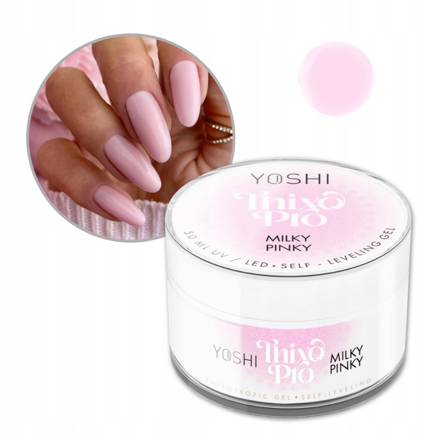 Thixo PRO GEL UV LED Milky Pinky - 50 ml