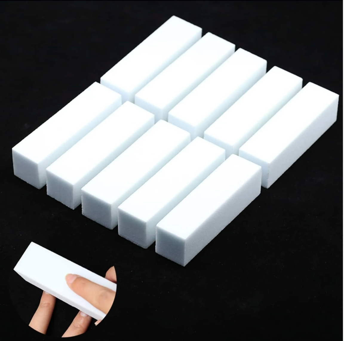 Bloc polissoir blanc - 10 pcs