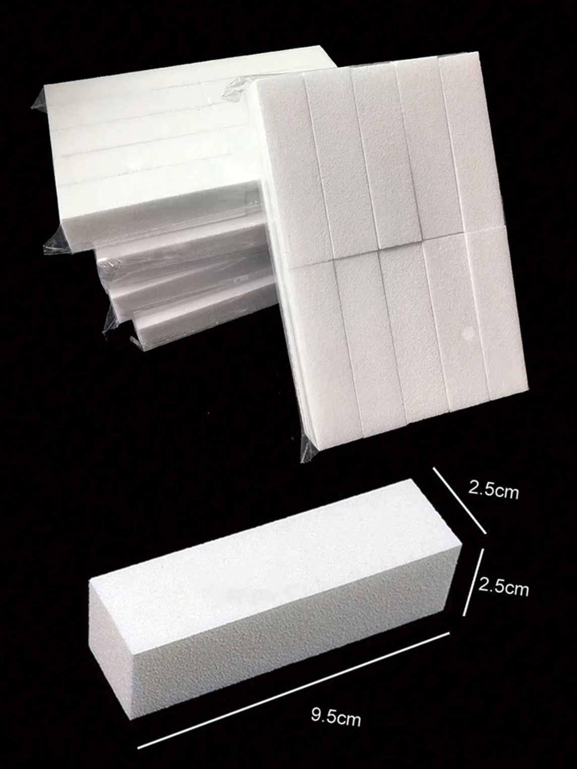 Bloc polissoir blanc - 10 pcs