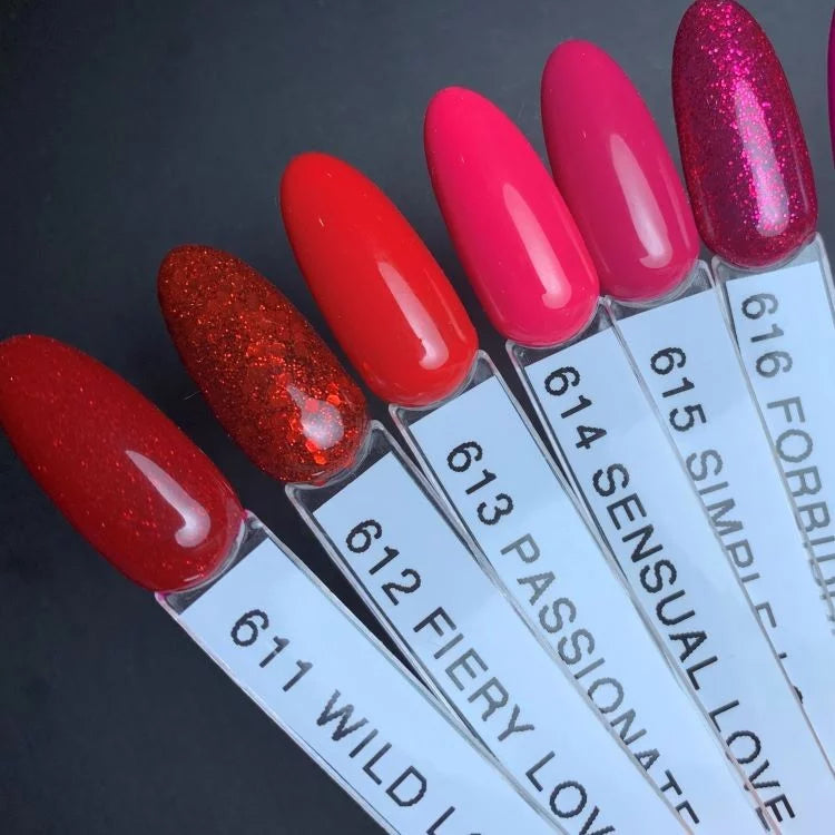Gel Polish Fiery Love - 612, 6 ml