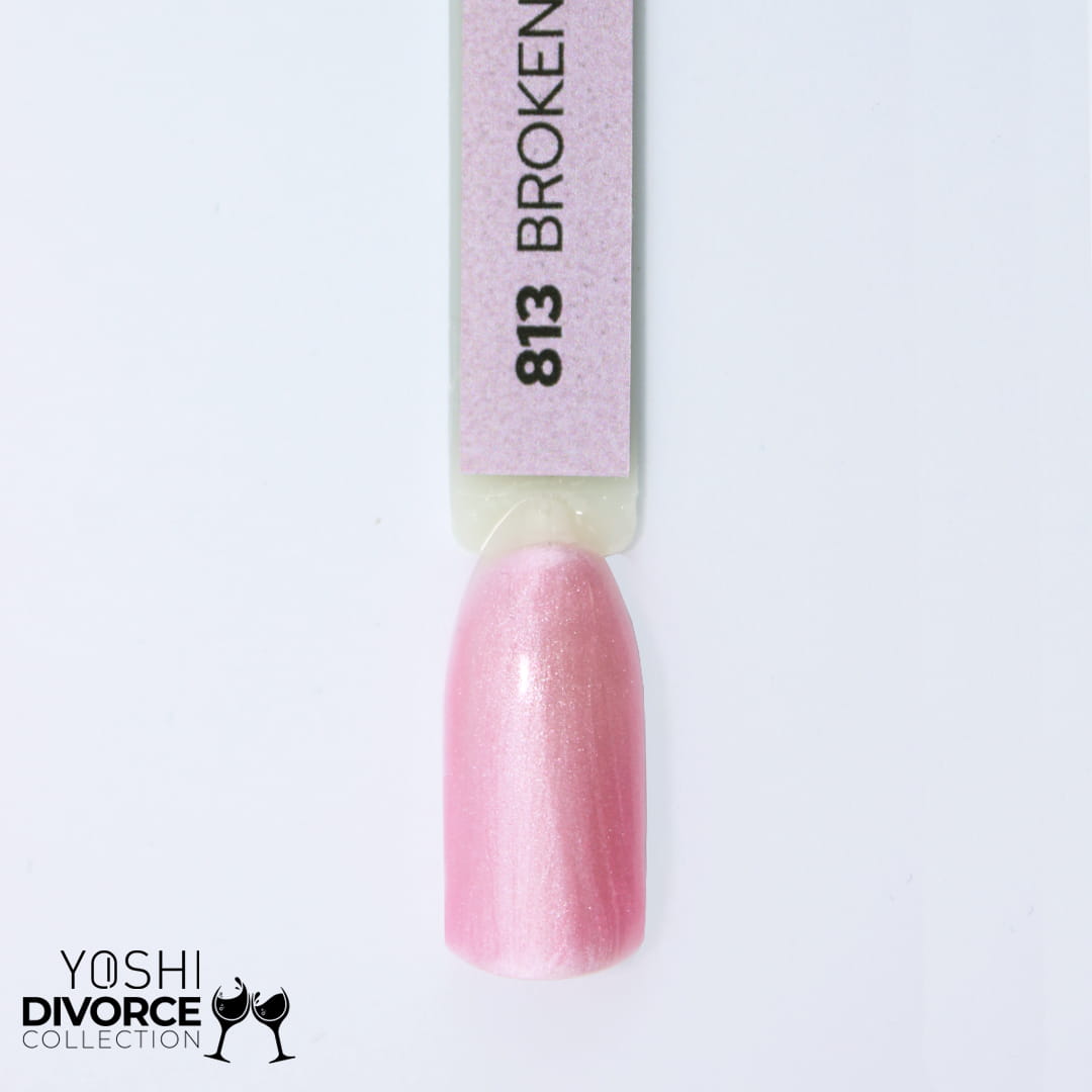 Gel Polish Broken Glass - 813, 6 ml