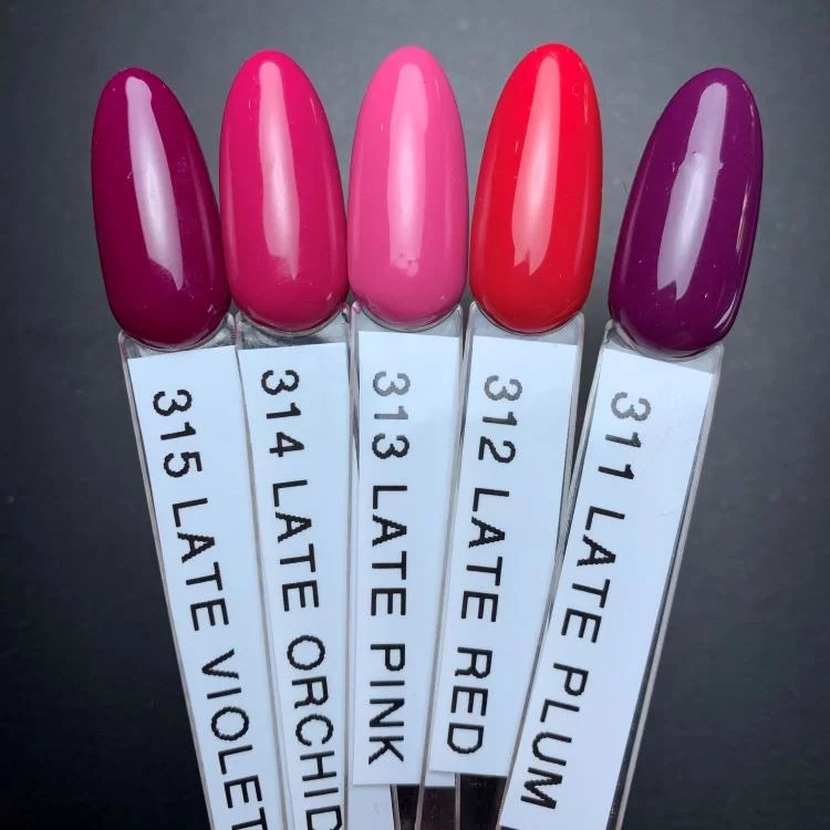 Gel Polish Late Pink - 313, 6 ml
