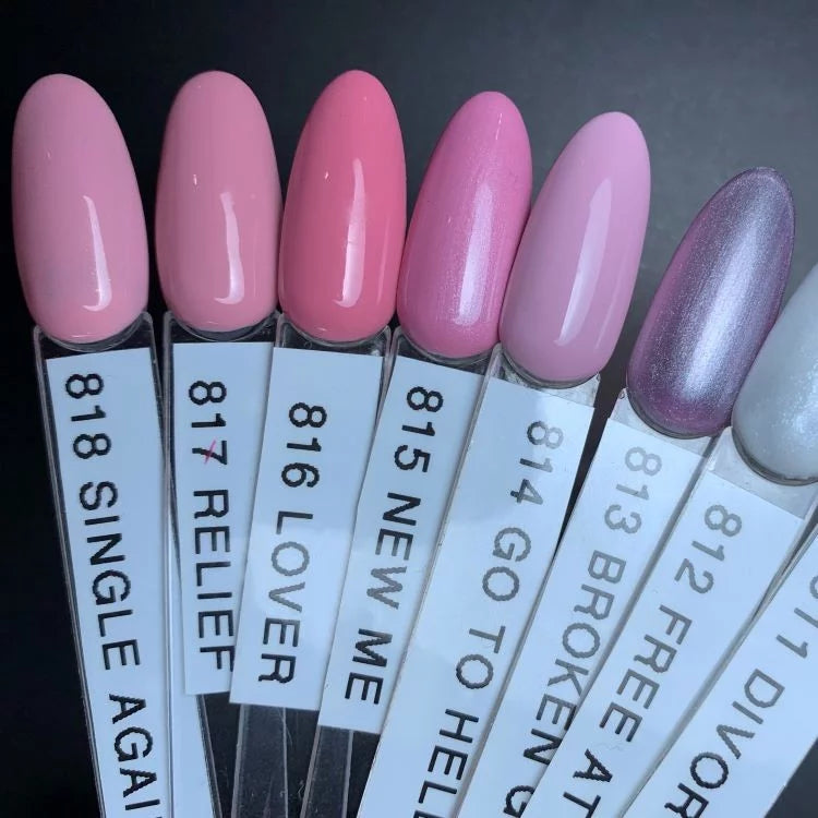 Gel Polish Broken Glass - 813, 6 ml