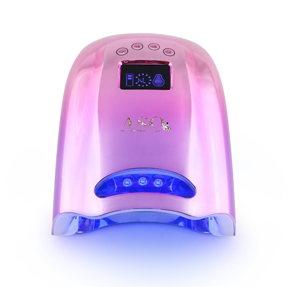 Lampe ASO - UV/LED ASO rechargeable sans fil, rose dégradé