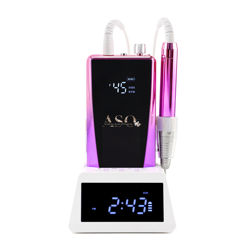 Ponceuse électrique rechargeable 45 000 RPM, rose