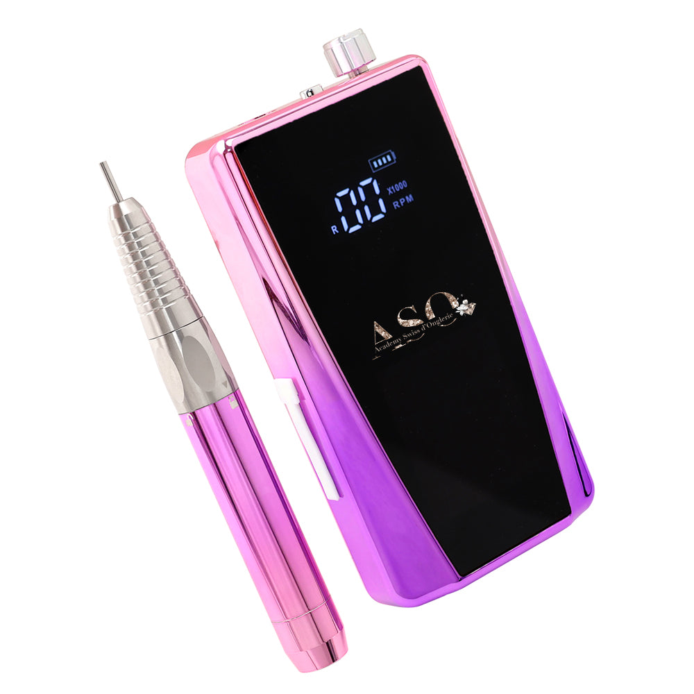 Ponceuse électrique rechargeable 45 000 RPM, rose